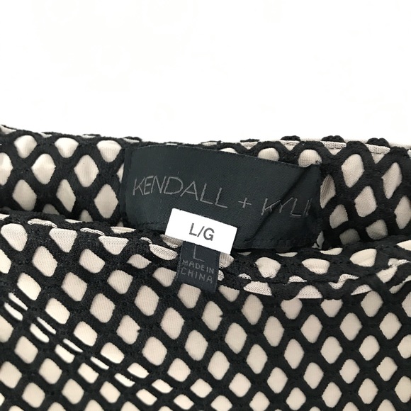 Kendall + Kylie FishNet Detail Pencil Skirt - Picture 3 of 6